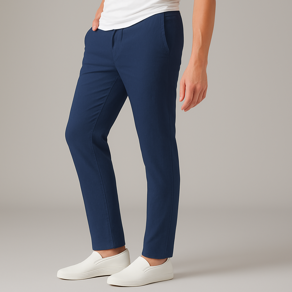 Linen Pants ¨C Men's Drawstring Casual Trousers | Arden