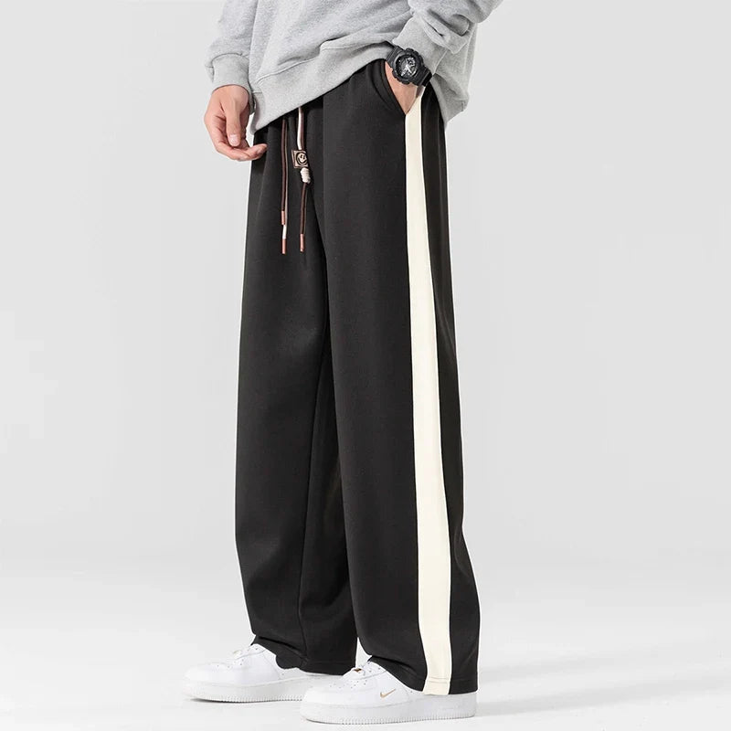 Wide-Leg Sweatpants Side Stripe ¨C Men's Relaxed Fit Joggers | Arden